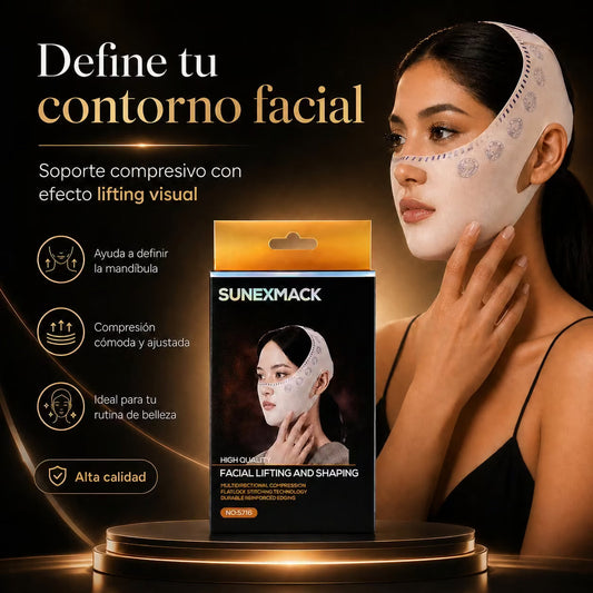 Faja Facial V-Lift™ Pro Recupera la firmeza y contorno de tu rostro