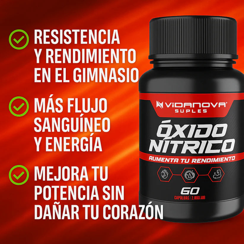 Oxido Nitrico 1000MG 60 CAPS⚡