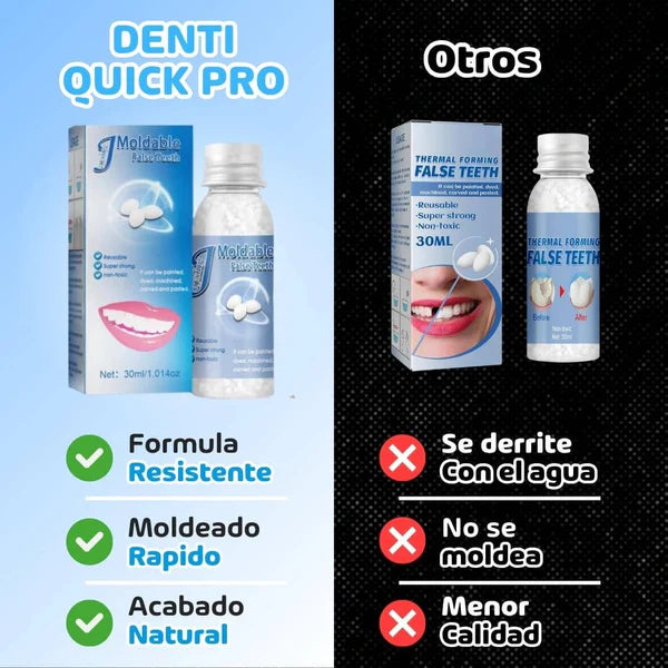 Dientes postizos moldeables FALSE TEETH® 2x1 llevate otro de regalo🎁