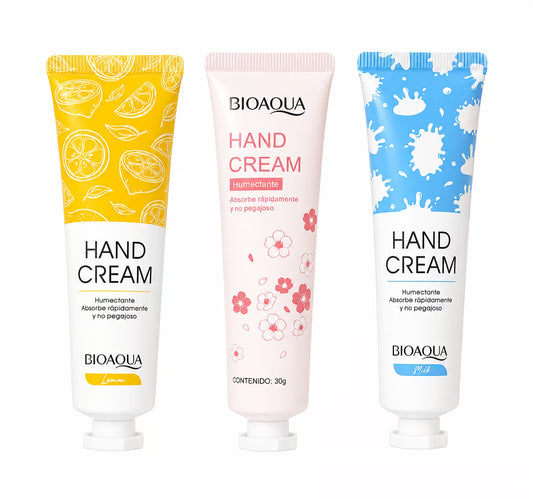 Bioaqua Hand Cream: Paga 1 y Lleva 3 Cremas para Manos