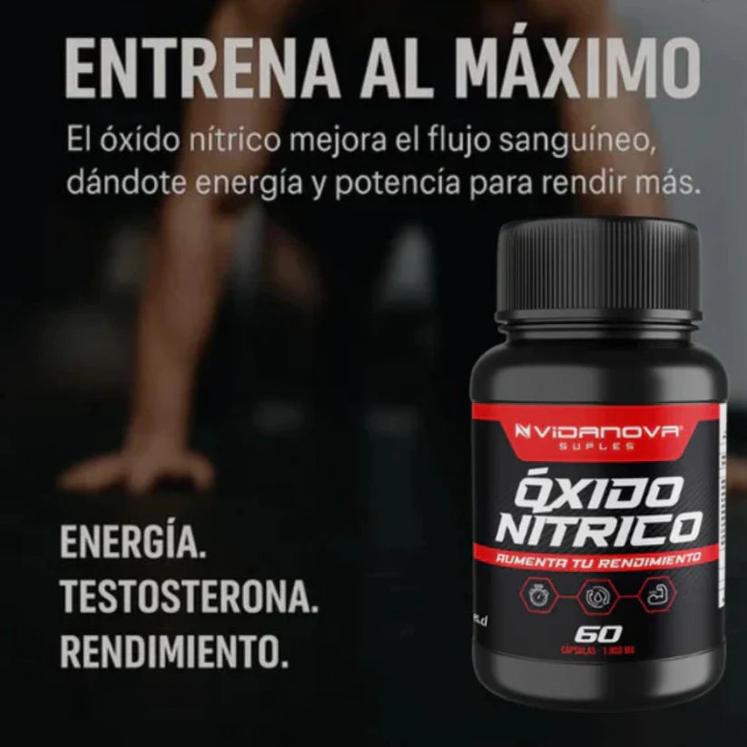Oxido Nitrico 1000MG 60 CAPS⚡