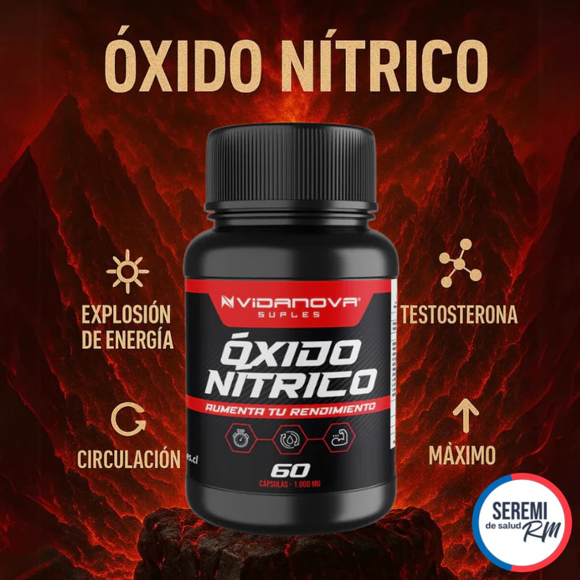 Oxido Nitrico 1000MG 60 CAPS⚡