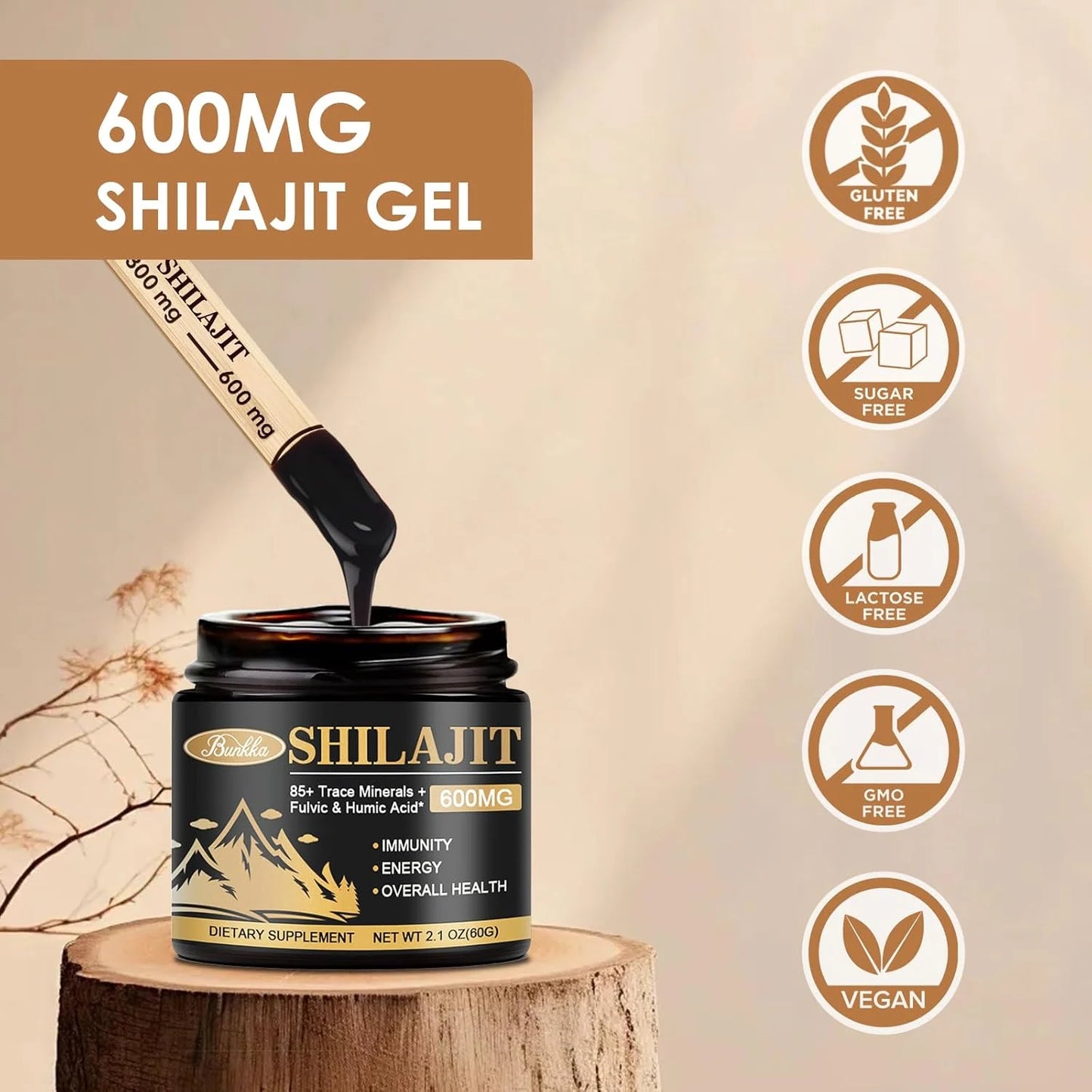 100% Certificado Shilajit Resina Para Energia Y Vitalidad