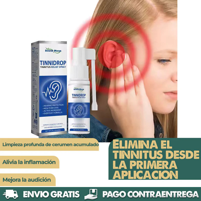 Tinnidrop® | Spray Limpiador de oídos